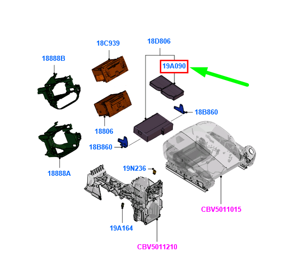 new ford kuga mk1 c394 cd autochanger magazine 4058064 yl1f-18c833-ab original