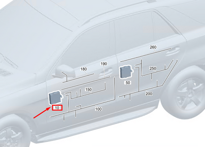 new mercedes-benz eqc front right door control unit a1679003525 original