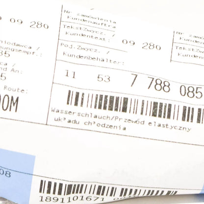 NEW BMW 3 E46 COOLING SYTEM WATER HOSE 11537788085 ORIGINAL