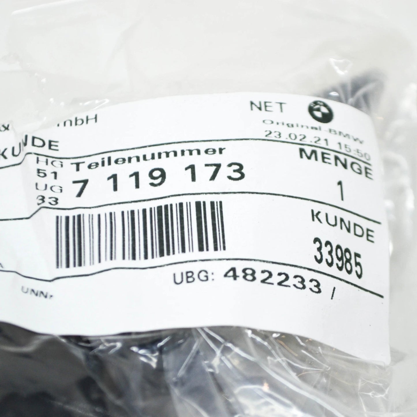 NEW BMW 3 COUPE E92 FRONT LEFT MIRROR TRIANGLE INNER SEAL 51337119173 ORIGINAL