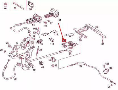 NEW MERCEDES-BENZ VITO W639 PARKING BRAKE ADJUSTER A6394200238