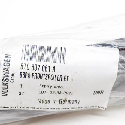 NEW AUDI A5 8T FRONT SPOILER 8T0807061A ORIGINAL