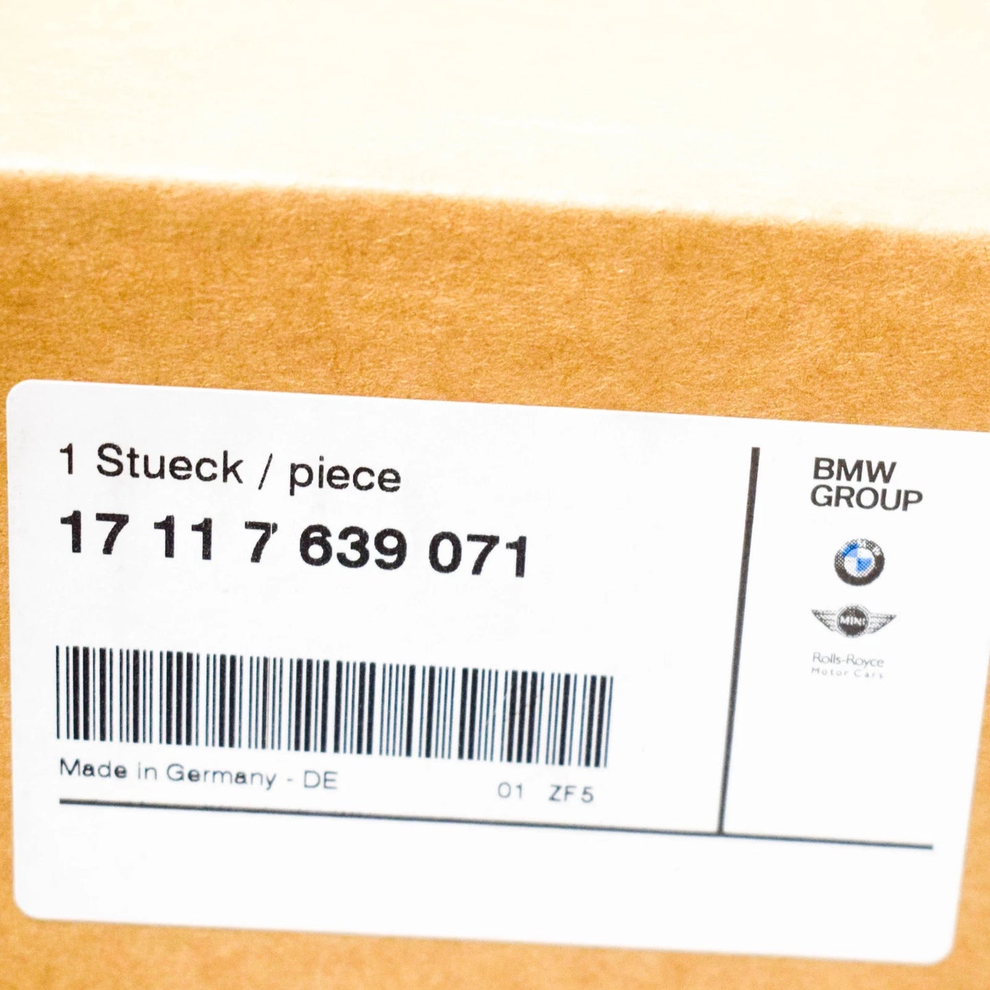 NEW BMW 5 F10 FRONT RADIATOR UPPER COVER 7639071 17117639071 2015 ORIGINAL