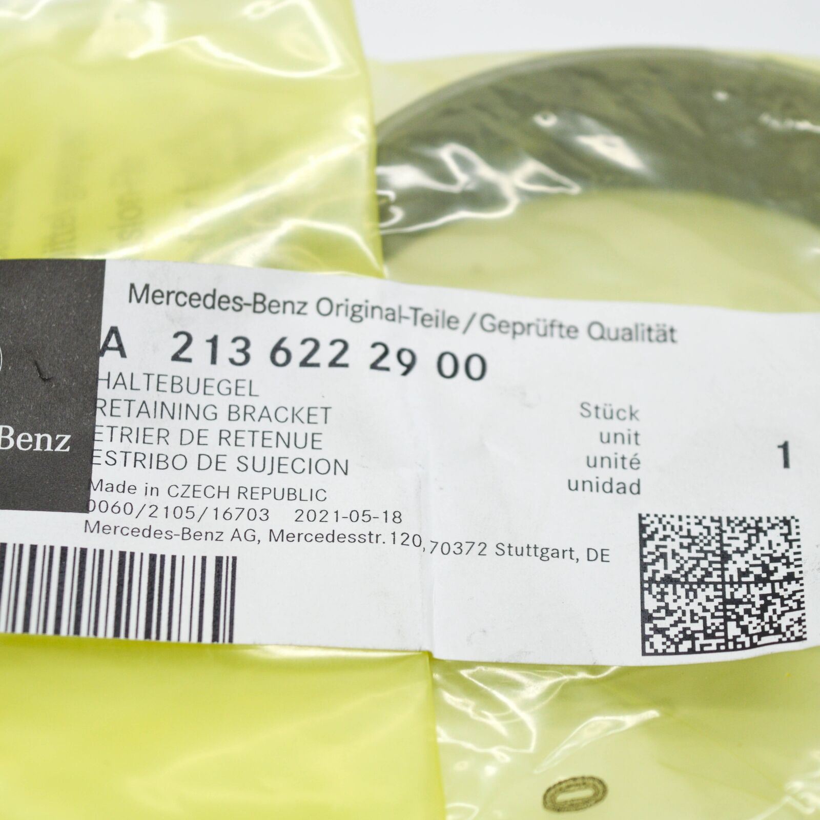 NEW MRCEDES BENZ GLE W167 AUXILIARY PUMP LOWER BRACKET A2136222900 ORIGINAL