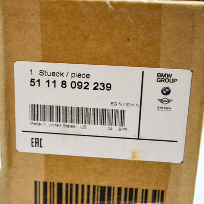 NEW BMW X6 G06 M FRONT BUMPER LEFT FOG LIGHT TRIM 51118092239 ORIGINAL