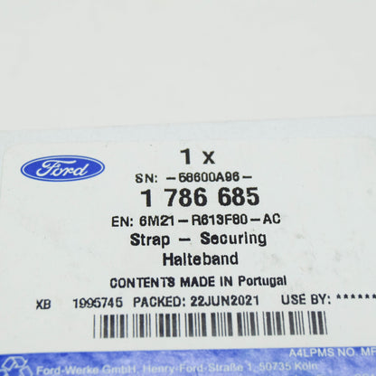 new ford galaxy mk2 rear seat securing strap 1786685 6m21-r613f80-ac original