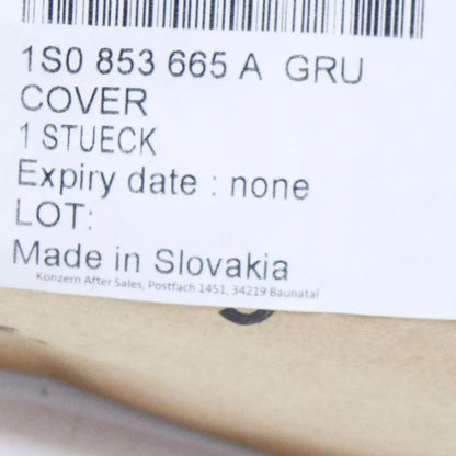 NEW VW UP FRONT BUMPER LOWER CENTER VENT GRILLE 1S0853665AGRU ORIGINAL