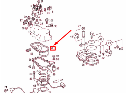 NEW MERCEDES-BENZ SL R129 AIR DUCT INTAKE PIPE HOUSING A1031410090 ORIGINAL