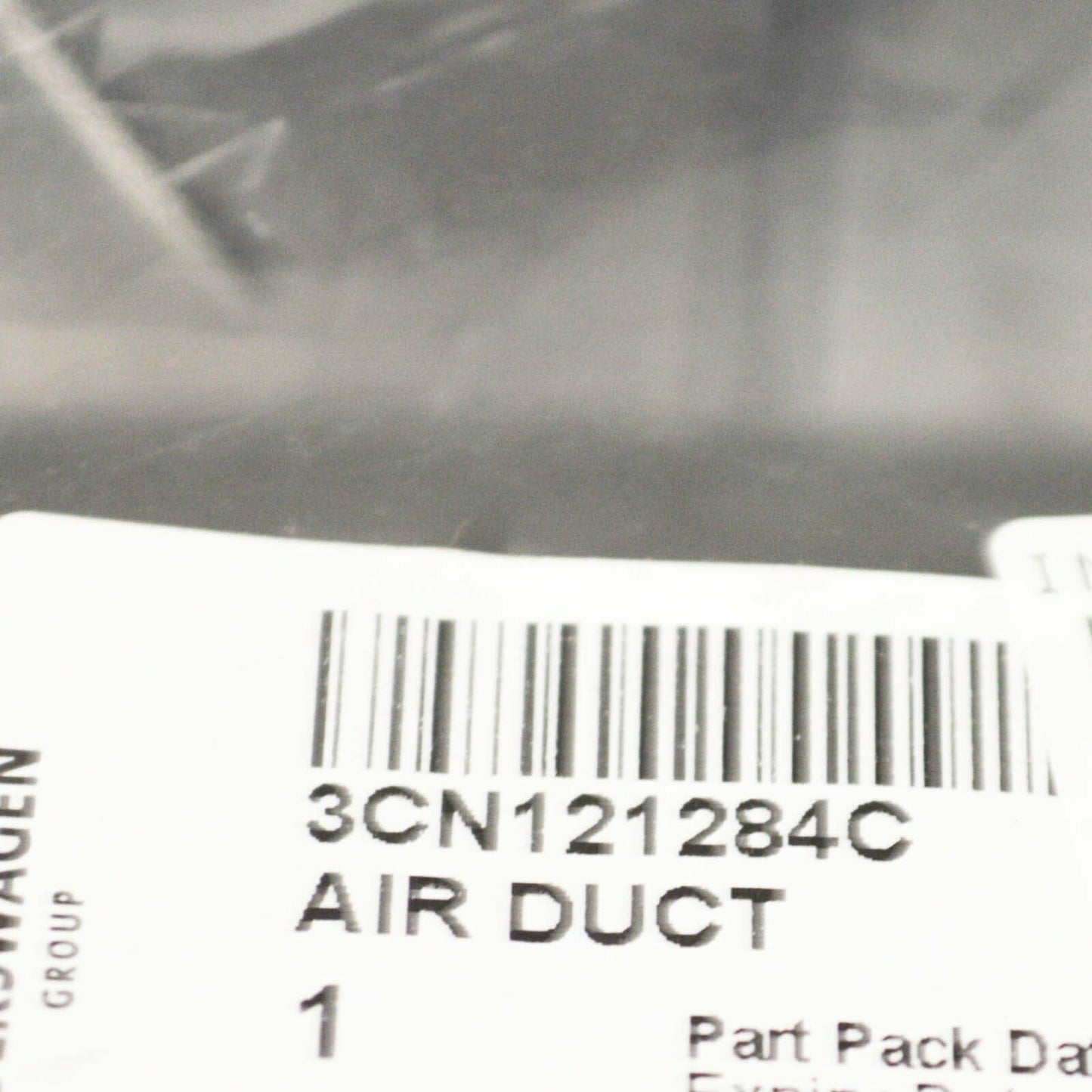 NEW VOLKSWAGEN ATLAS FRONT RIGHT RADIATOR SUPPORT BAFFLE 3CN121284C ORIGINAL