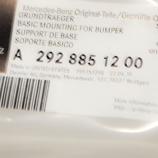 new mercedes-benz gle coupe c292 front bumper carrier a2928851200 original