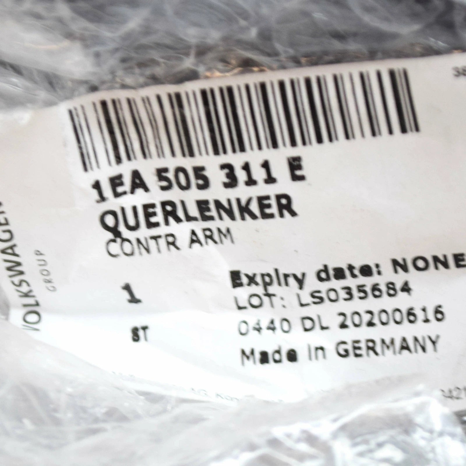 NEW VOLKSWAGEN ID.3 E11 REAR WISHBONE ARM 1EA505311E ORIGINAL