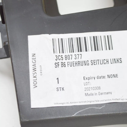 NEW VOLKSWAGEN PASSAT B6 REAR BUMPER LEFT INNER GUIDE PROFILE 3C5807377 ORIGINAL