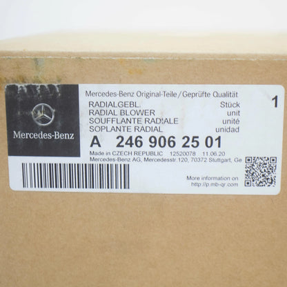 NEW MERCEDES-BENZ CLA COUPE C117 IMPELLER BLOWER MOTOR A2469062501