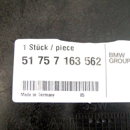 NEW BMW 3 E90 CENTER FRONT UNDERFLOOR COATING 7163562 51757163562 ORIGINAL