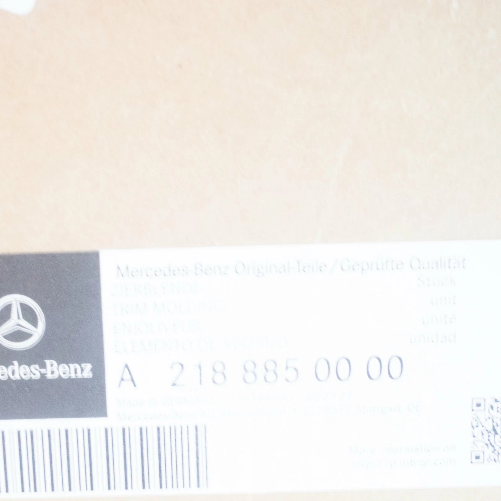 NEW MERCEDES-BENZ CLS C218 RADIATOR GRILLE SURROUND TRIM A2188850000 ORIGINAL