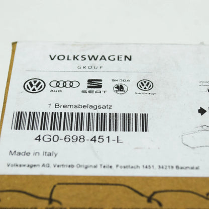 NEW AUDI A6 AVANT C6 REAR BRAKE PADS SET 4G0698451L ORIGINAL