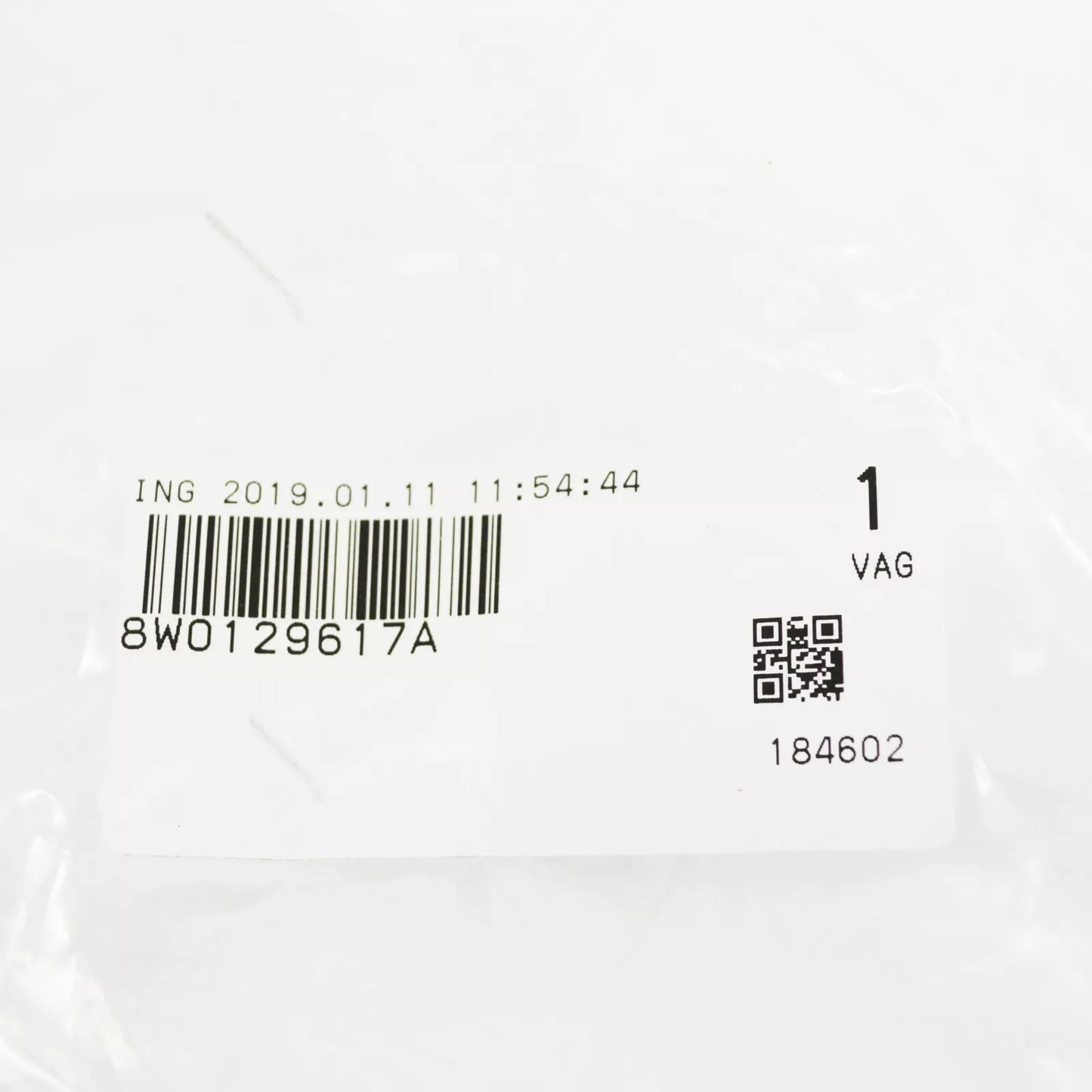 NEW AUDI A4 8W B9 ENGINE AIR DUCT GUIDE 8W0129617A ORIGINAL