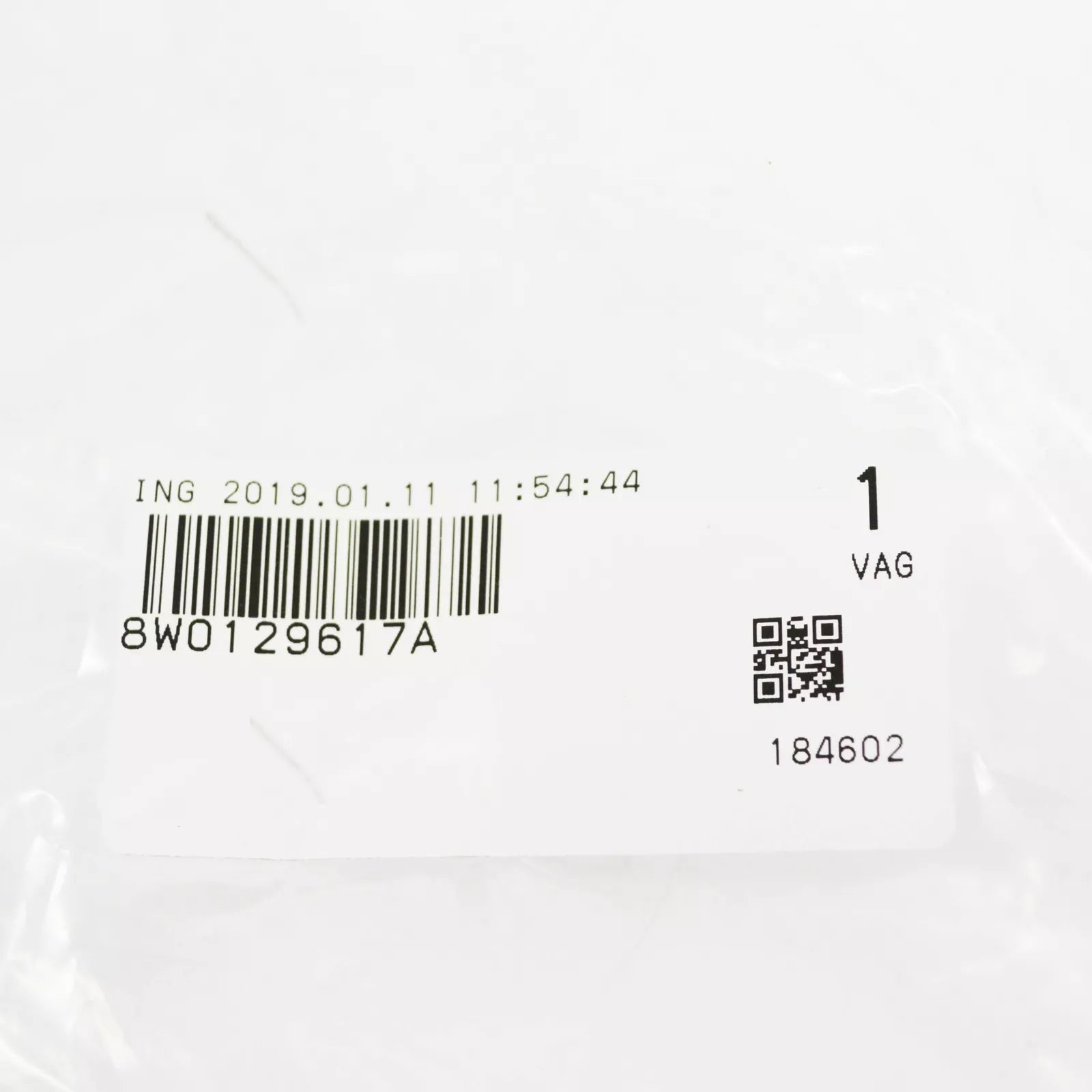 NEW AUDI A4 8W B9 ENGINE AIR DUCT GUIDE 8W0129617A ORIGINAL