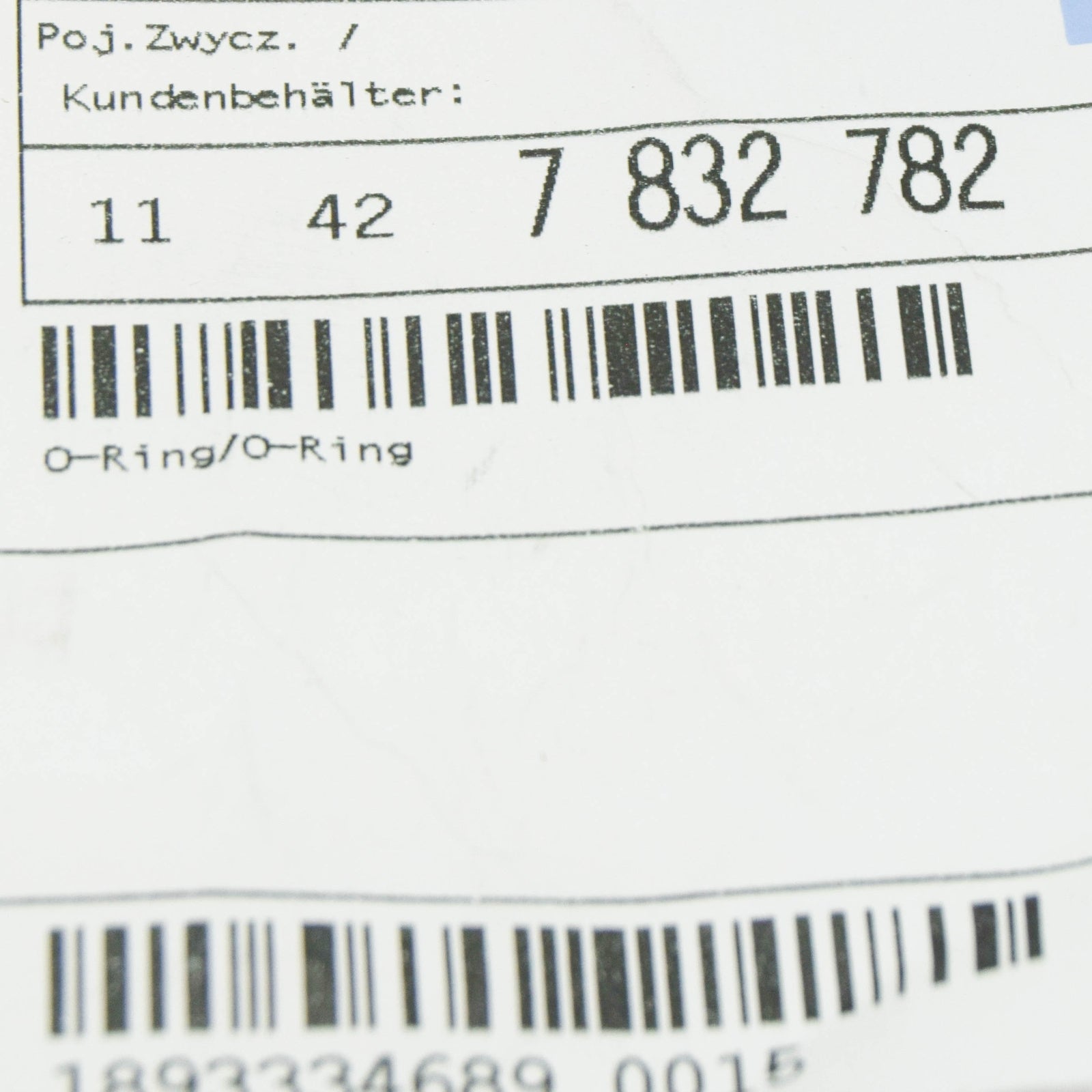 new bmw 6 e63 engine oil filter adapter seal 11427832782 7832782 original