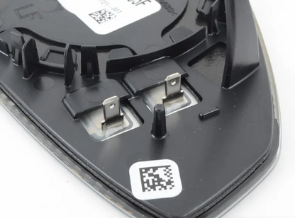 NEW AUDI A4 AVANT B9 FRONT LEFT DOOR MIRROR GLASS 8W0857535F ORIGINAL