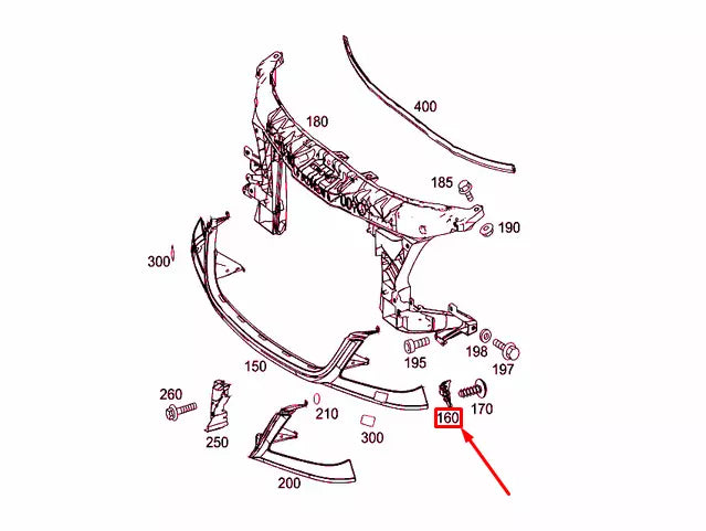 NEW MB SPRINTER 906 FRONT LEFT SIDE PANELLING BRACKET A90688210149B51 ORIGINAL