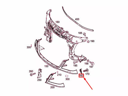 NEW MB SPRINTER 906 FRONT LEFT SIDE PANELLING BRACKET A90688210149B51 ORIGINAL