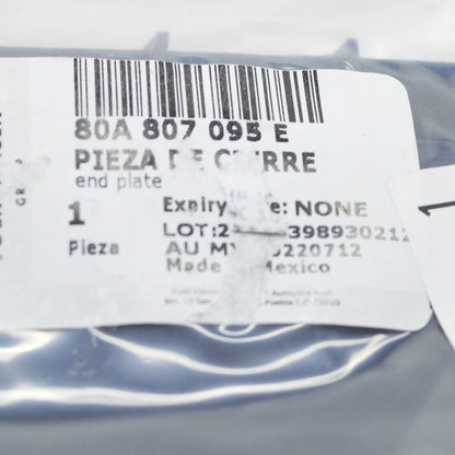 NEW AUDI Q5 FY 80A FRONT BUMPER LEFT CLOSING ELEMENT 80A807095E