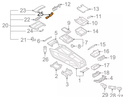 NEW AUDI A4 B7 INTERIOR CIGARETTE LIGHTER ASSEMBLY 8E0919303A01C ORIGINAL