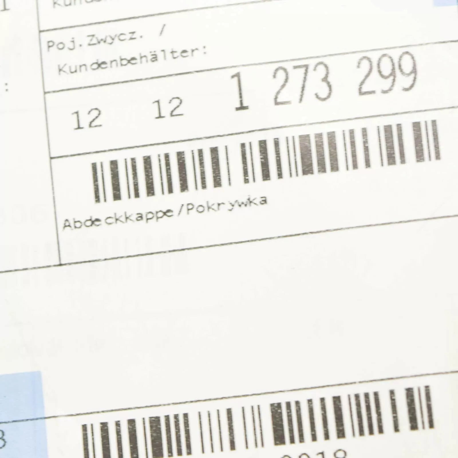 NEW BMW 3 E30 IGNITION COIL PROTECTION COVERING CAP 12121273299 ORIGINAL