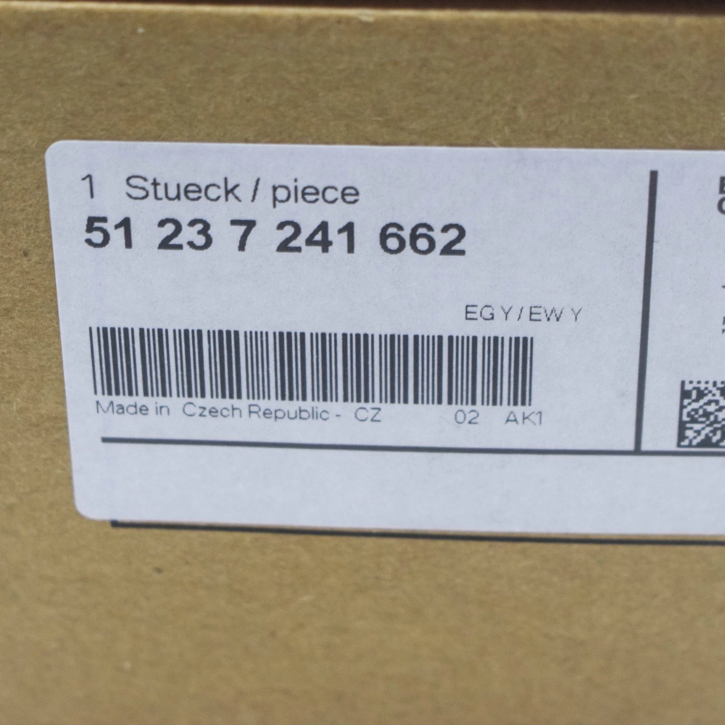 NEW BMW 3 COUPE E92 FRONT BONNET SAFETY LATCH 7241662 51237241662 ORIGINAL