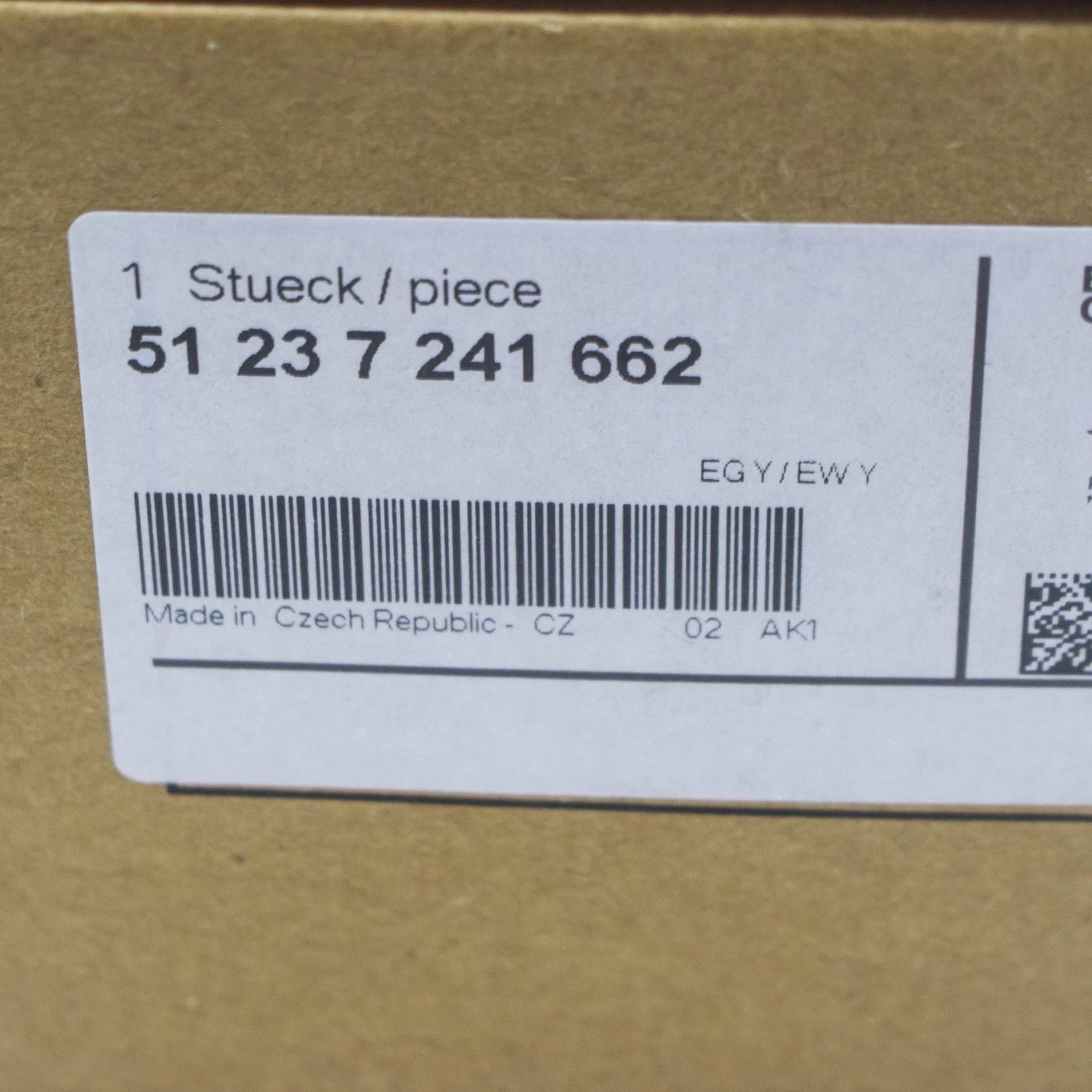 NEW BMW 3 COUPE E92 FRONT BONNET SAFETY LATCH 7241662 51237241662 ORIGINAL