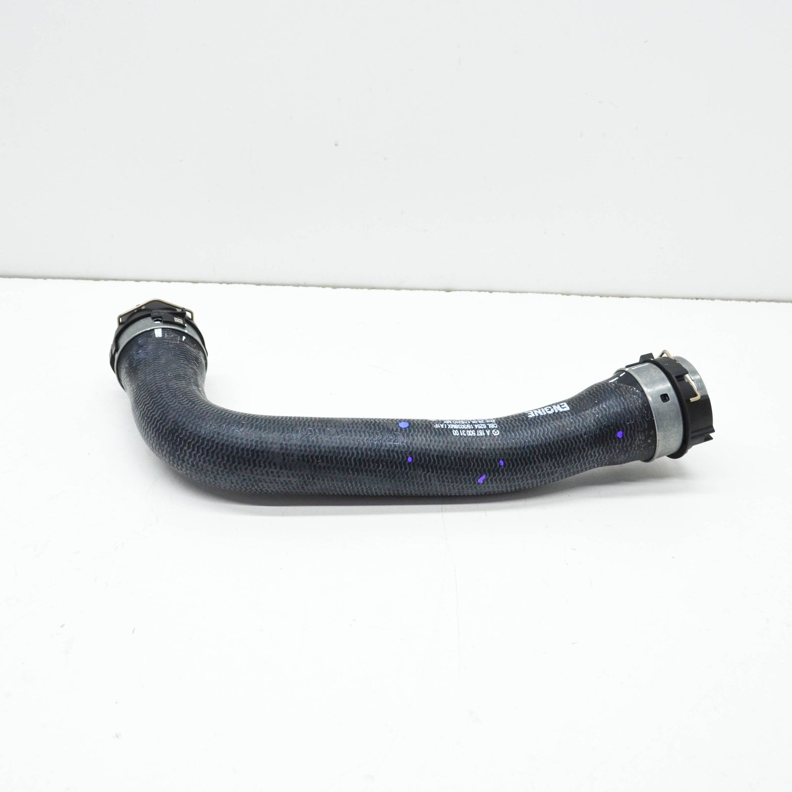 new mb gle w167 right water coolant upper radiator hose a1675003100 original