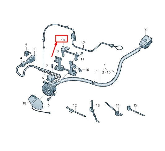 NEW AUDI A8 4N EMERGENCY RELEASE BRACKET 4N0907330