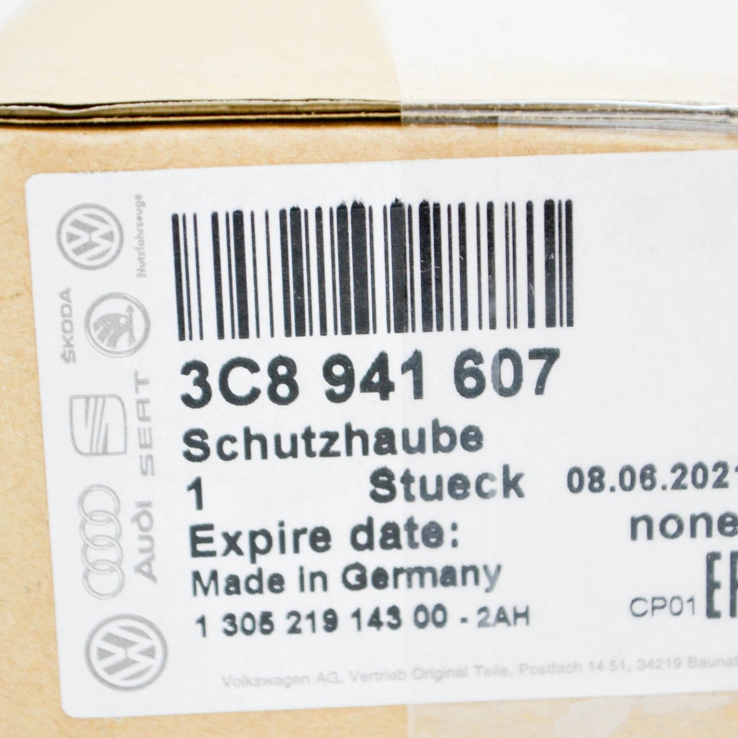 NEW VOLKSWAGEN PASSAT CC FRONT HEADLIGHT DIPPED BEAM COVER CAP 3C8941607