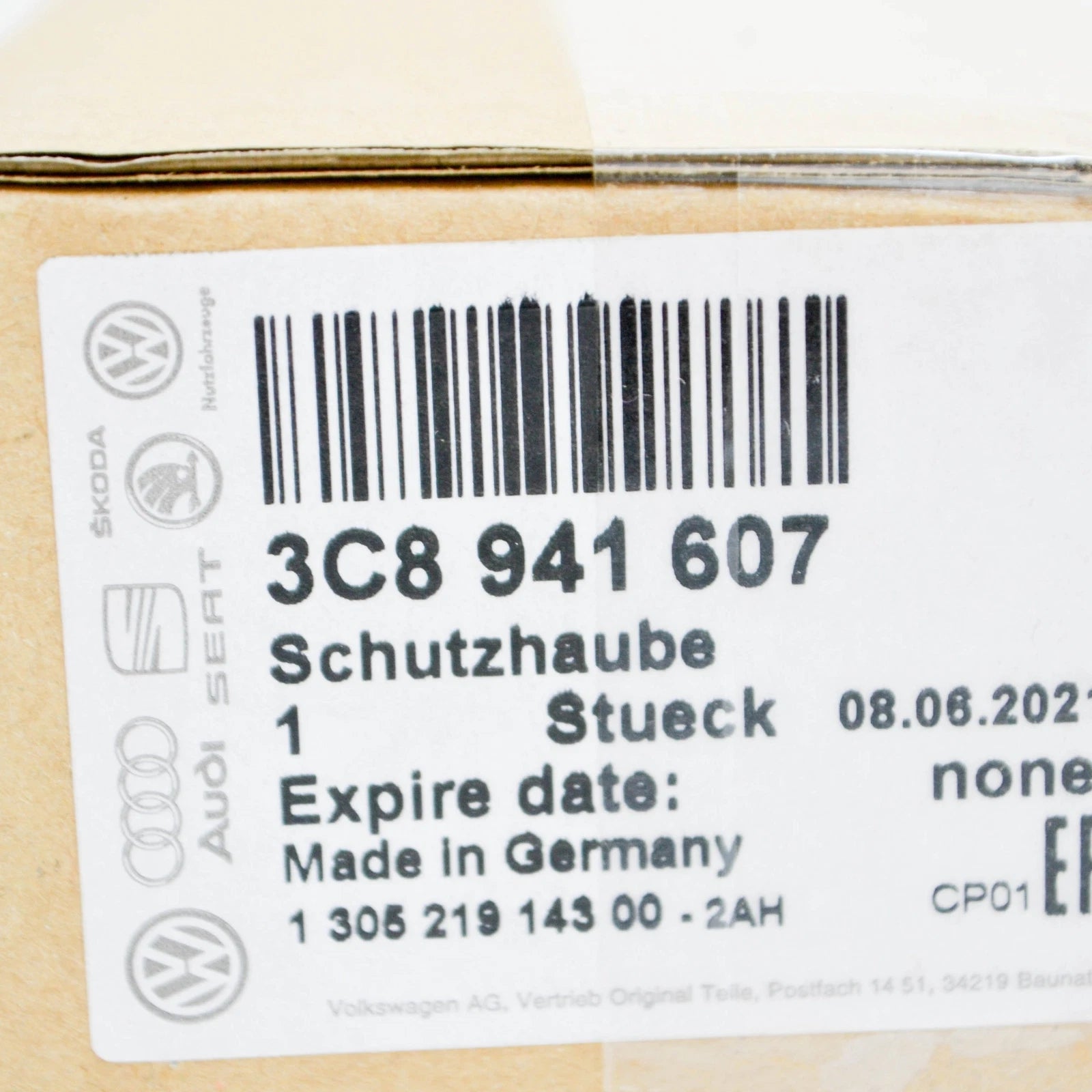 NEW VOLKSWAGEN PASSAT CC FRONT HEADLIGHT DIPPED BEAM COVER CAP 3C8941607