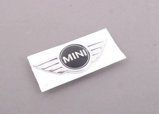 new mini coupe r58 rear trunk emblem 51142759223 original