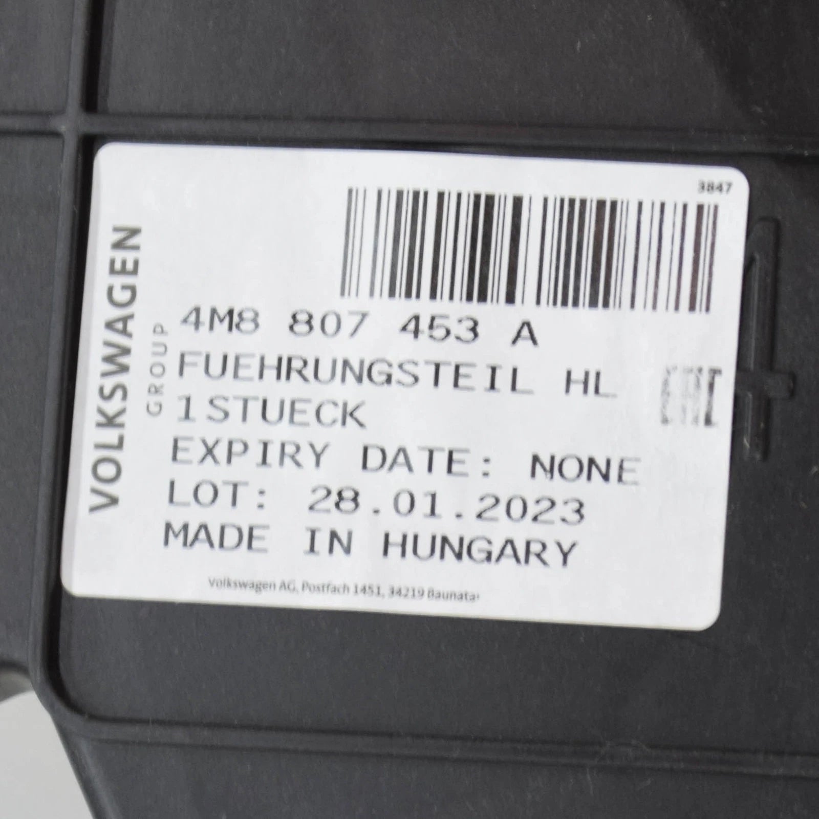 NEW AUDI Q8 4MN REAR LEFT BUMPER BRACKET 4M8807453A ORIGINAL