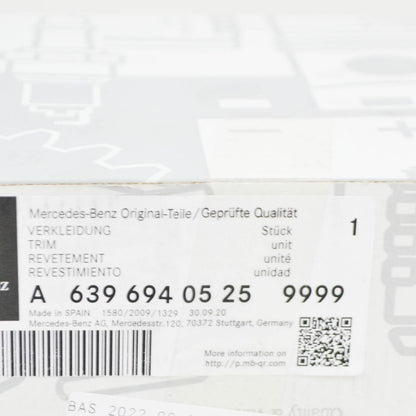 NEW MERCEDES-BENZ VITO W639 REAR BUMPER LEFT BOTTOM TRIM A63969405259999