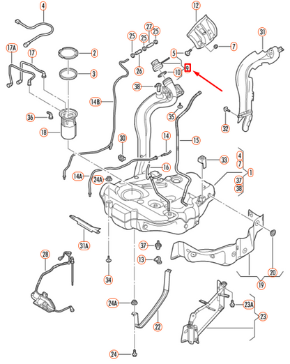 new volkswagen jetta a6 mk6 fuel tank cap 5c0201550t original