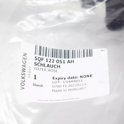 NEW VOLKSWAGEN TIGUAN AD1 COOLANT HOSE WITH RELEASE COUPLING 5QF122051AH