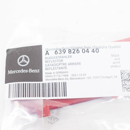 NEW MB VITO BUS W638 REAR BUMPER LEFT RED REFLECTOR A6398260440 ORIGINAL