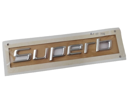 new skoda superb mk2 3t rear tailgate boot badge 3t08536872zz original