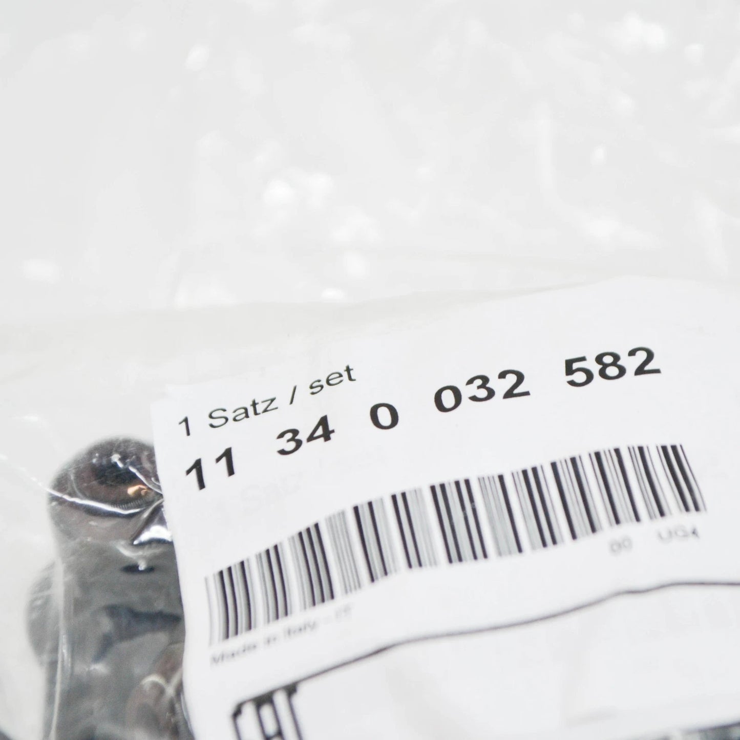 NEW BMW 1 E87 VALVE STEM SEAL RING REPAIR KIT 11340032582 ORIGINAL