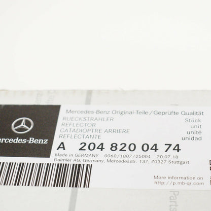 NEW MERCEDES-BENZ GLK-CLASS X204 REAR RIGHT BUMPER REFLECTOR A2048200474