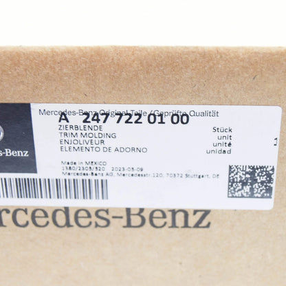 NEW MERCEDES-BENZ GLB X247 FRONT LEFT DOOR B-PILLAR TRIM A2477220100 ORIGINAL