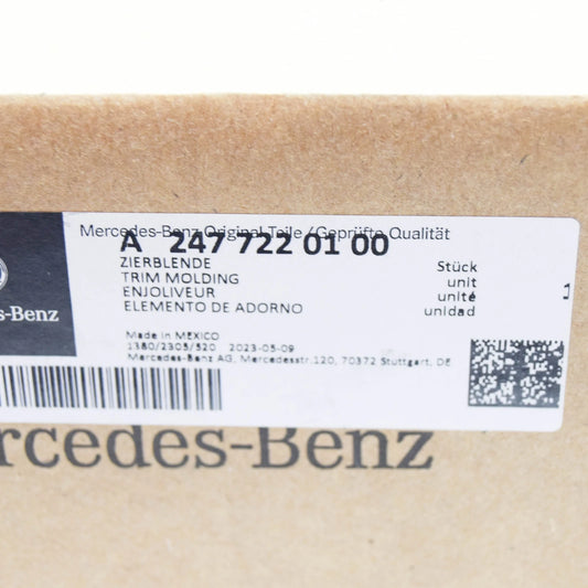 NEW MERCEDES-BENZ GLB X247 FRONT LEFT DOOR B-PILLAR TRIM A2477220100 ORIGINAL