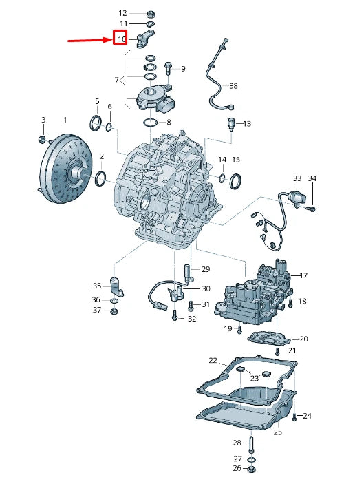 NEW VOLKSWAGEN ARTEON 3H7 GEARBOX MULTI-FUNCTION SWITCH LEVER 09P321171