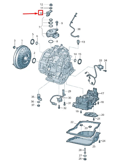 NEW VOLKSWAGEN ARTEON 3H7 GEARBOX MULTI-FUNCTION SWITCH LEVER 09P321171