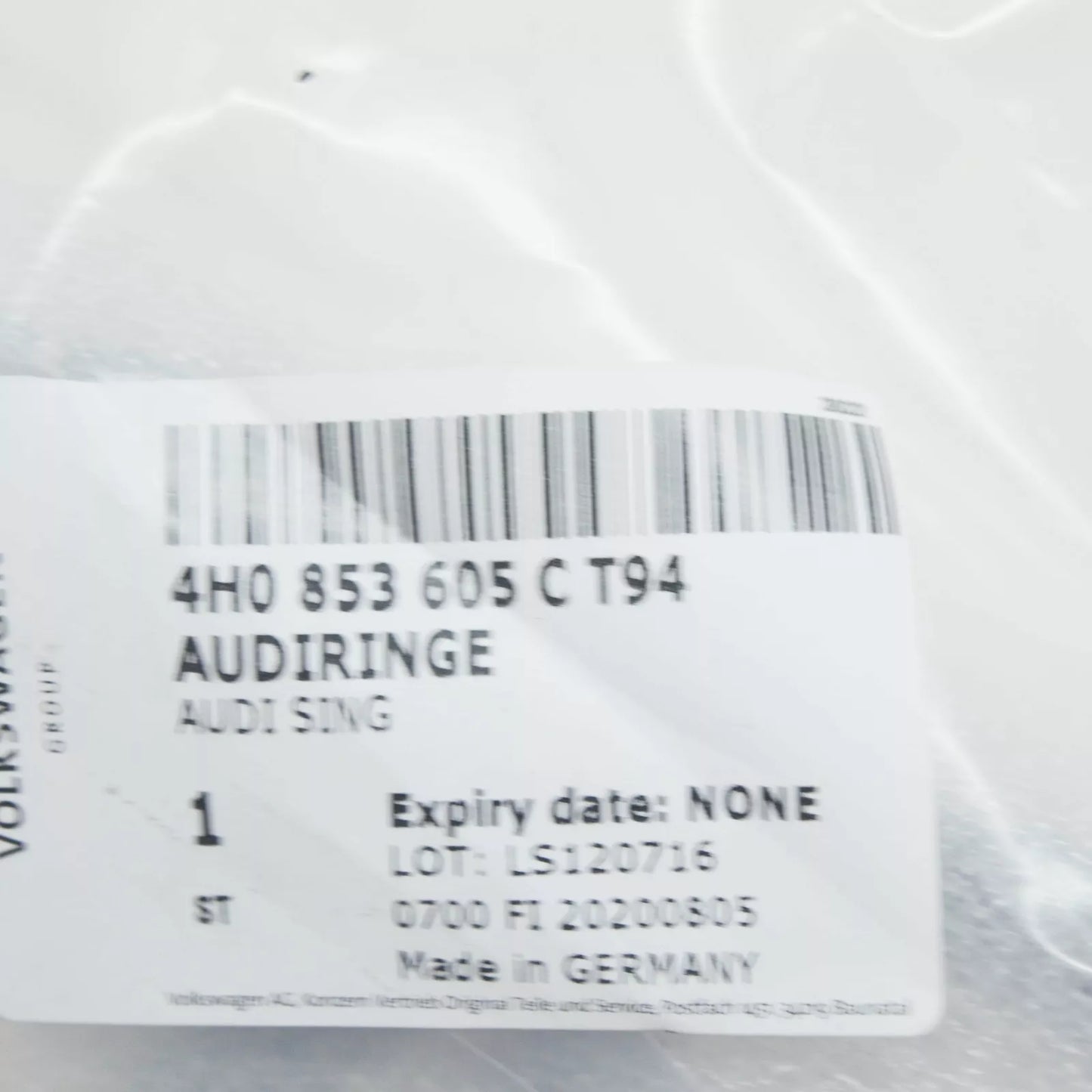 NEW AUDI A6 C7 FRONT AUDI EMBLEM BADGE 4H0853605CT94