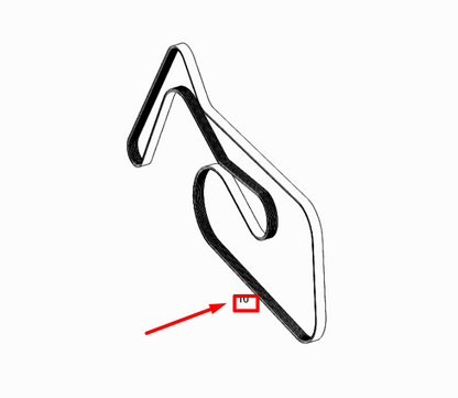 NEW MERCEDES-BENZ SLS AMG C197 V-BELT A1139970092 ORIGINAL